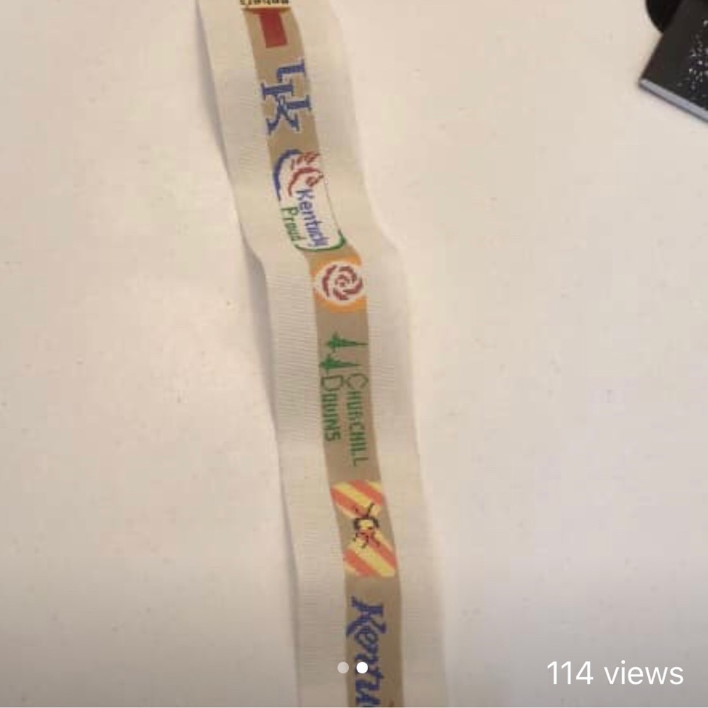 38” Kentucky Needlepoint Belt (Brand New)